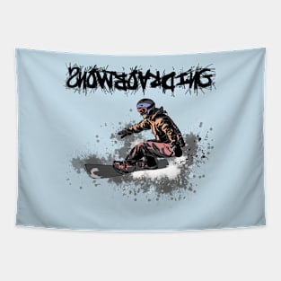 Snowboarding Tapestry