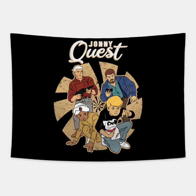 Retro Jonny Quest Tapestry by OniSide