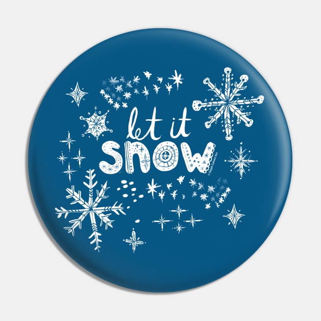 Let it snow handpainted snowflakes art Pin by Steph Calvert Art