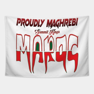 Proud Morocco Flag Gift Moroccan Lovers For Men's Women's Flag Morocco Travel Tapestry