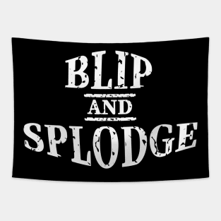 Blip And Splodge Logo Tapestry