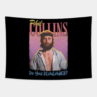 Phil Collins Vintage 1951 // Do You Remember? Original Fan Design Artwork Tapestry