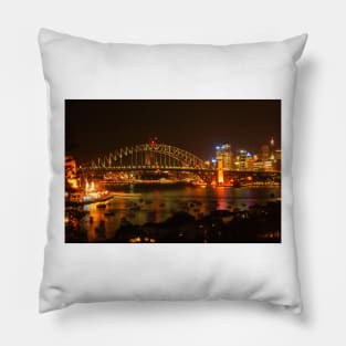 Sydney Harbour Lights Pillow