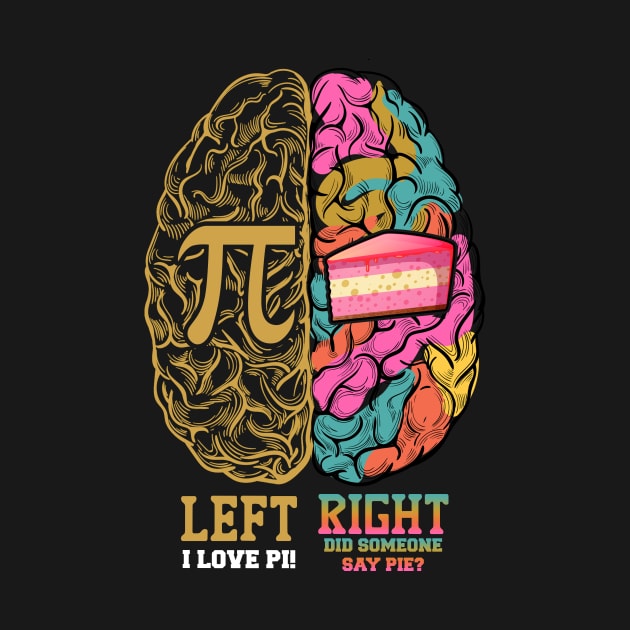 Brain I Love PI by zellaarts