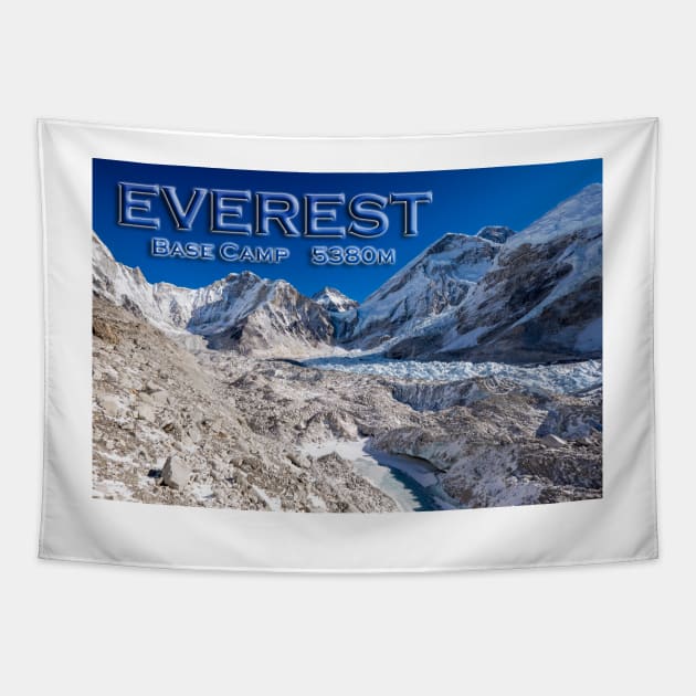 EVEREST Base camp Tapestry by geoffshoults