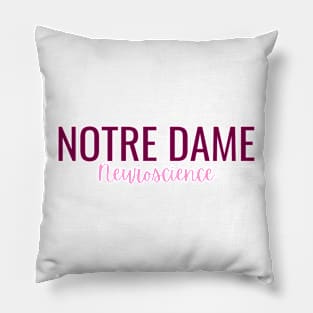 Notre Dame Neuroscience Pillow