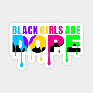 Black History Month Color Woman Black Girls Are Dope Magnet