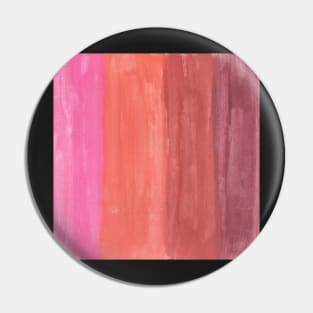 Peachy Abstract Stripes Pin