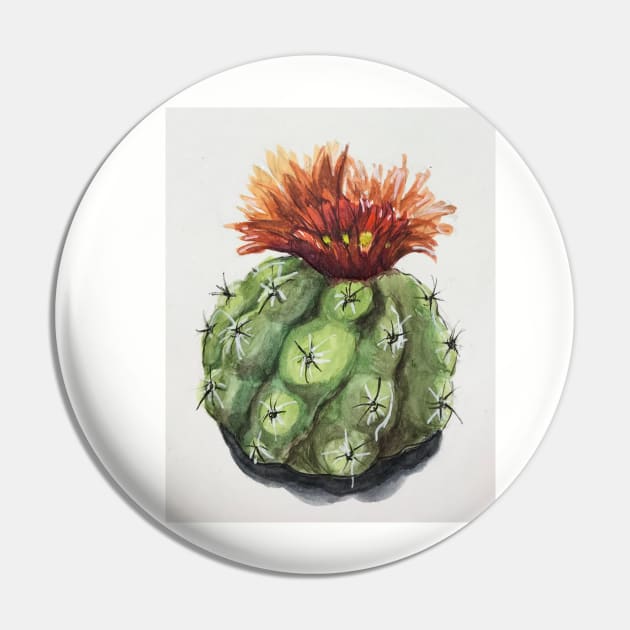 Cactus Pin by LJezierskiArt