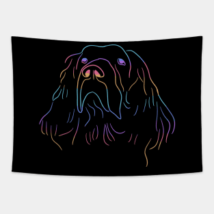 Colorful Gordon setter Tapestry