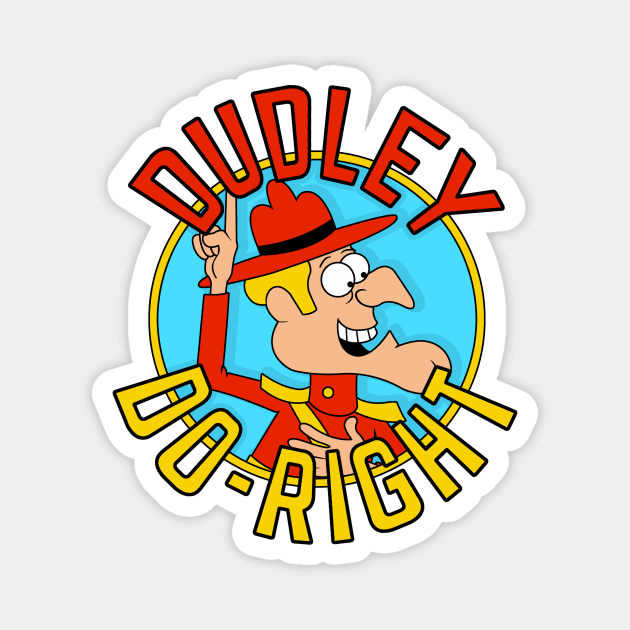 Dudley Do-Right - Rocky Bullwinkle Magnet by LuisP96