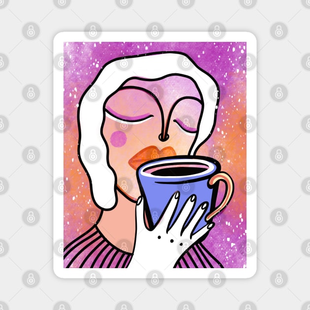 LOVE coffee Magnet by Daria Kusto