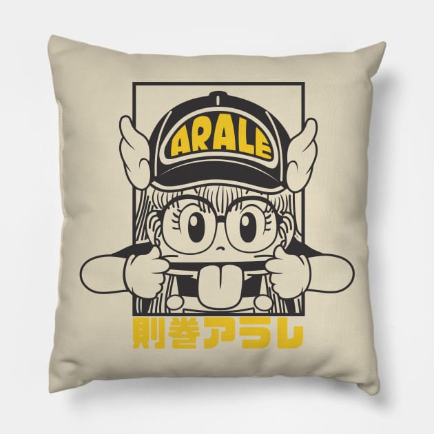 Arale Pillow by MoustacheRoboto