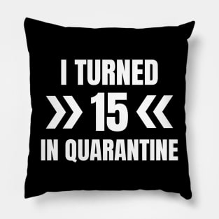 I Turned 15 In Quarantine Pillow