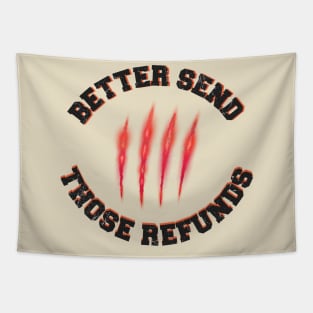 Better send those refund Tiger Tapestry