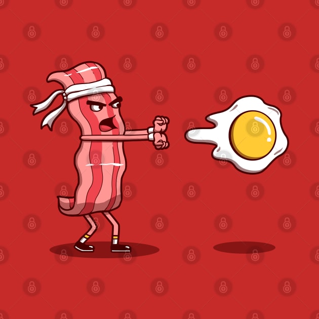 Bacon Fighter by Vincent Trinidad Art