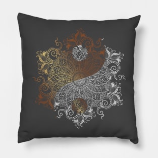 Mandala - Yang Fire & Ice Pillow