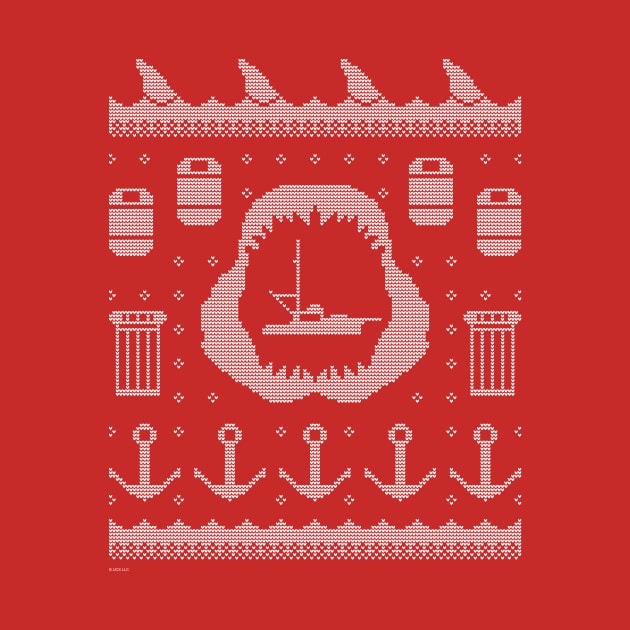 Jaws - Ugly Christmas Pattern by GloopTrekker