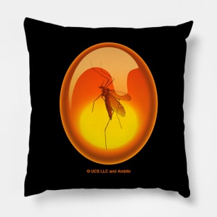 Raptor Claw Amber Mosquito Fossil Pillow