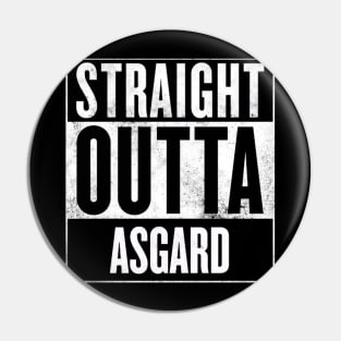 Straight Outta Asgard Pin