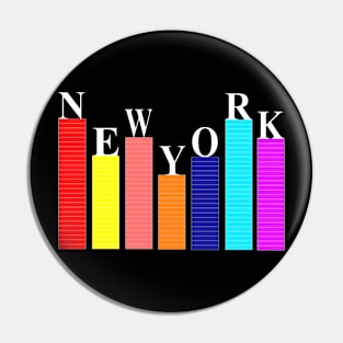 new york city tshirt Pin