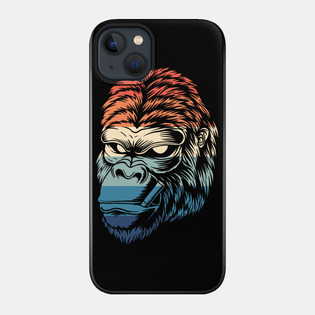 Monkey Classic Gangster - Monkey Retro - Phone Case