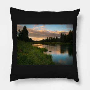 Island Park Sunset Pillow