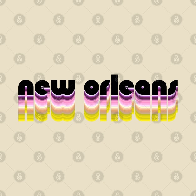 New Orleans Retro Font Palette by darklordpug