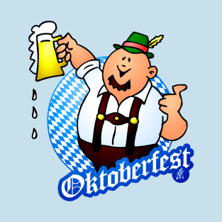 Oktoberfest - man in lederhosen T-Shirt