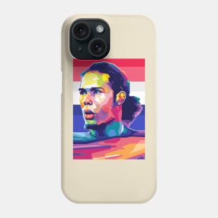 Virgil Van Dijk Wpap popart Phone Case