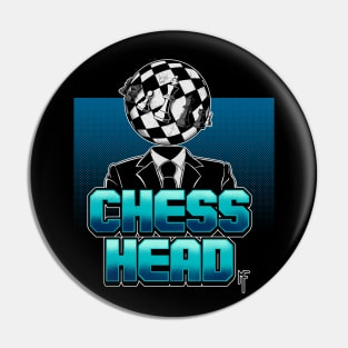 Chess Head Pin