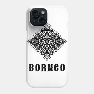 Borneo ethnic tribe motif Phone Case
