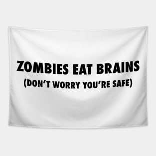 Zombies Eat Brains Tapestry