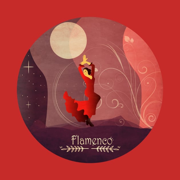 Flamenco Dancer by WK Designs