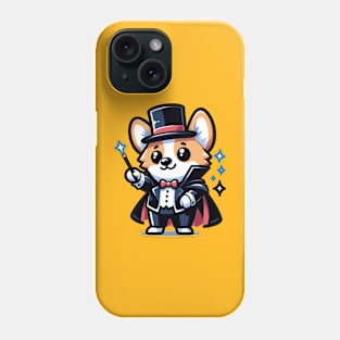 corgi magician Phone Case