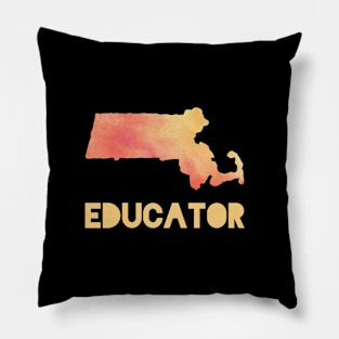 Massachusetts Educator Pillow