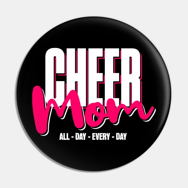 Cheer Mom Pin by Horisondesignz