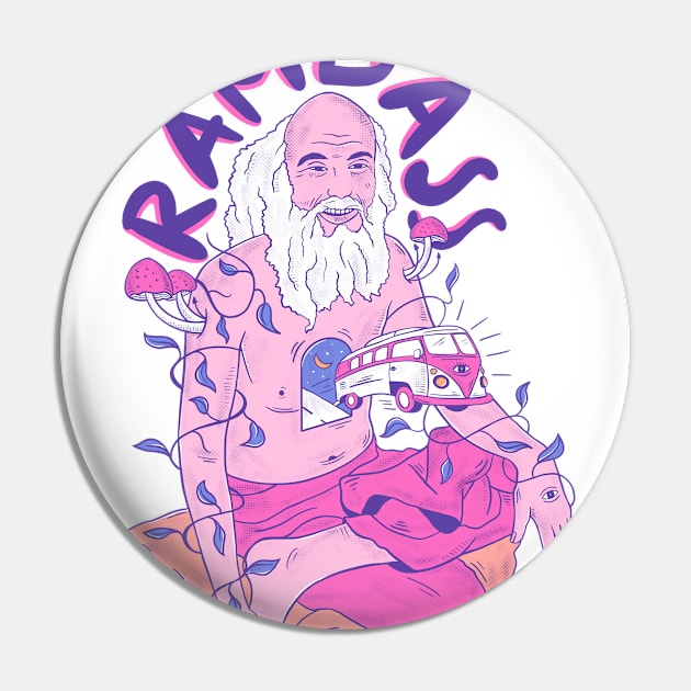 Smiling RamDass Pin by MantraKaya