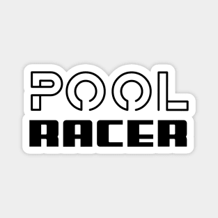 Pool Racer, swimming design v2 Magnet