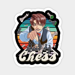 Funny Chess Player Grand Master Magnet