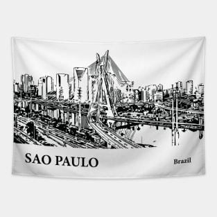 Sao Paulo Brazil Tapestry