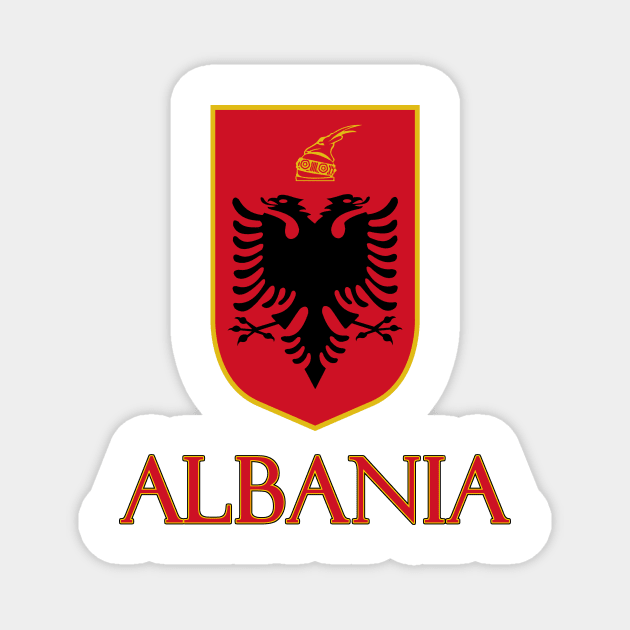 Albania - Albanian Coat of Arms Design Magnet by Naves