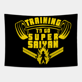 Training To Go Super Saiyan Tapestry