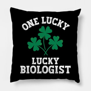 One lucky biologist Pillow