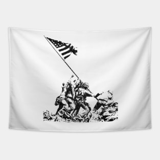 WWII Flag Raising on Iwo Jima Tapestry