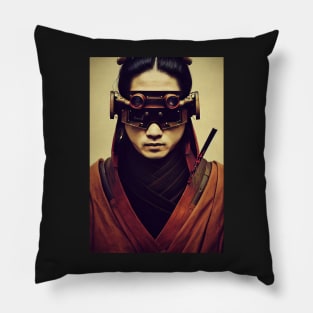 The Cyberpunk Samurai Pillow