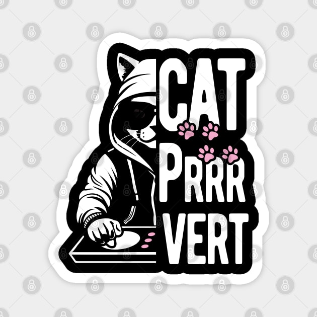 Cat Pervert Magnet by Mclickster