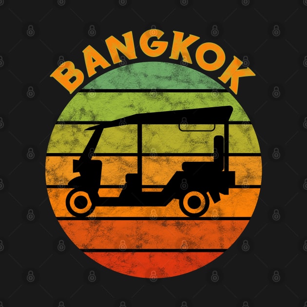 Bangkok Tuk Tuk On A Rainbow Of Colors by VintCam