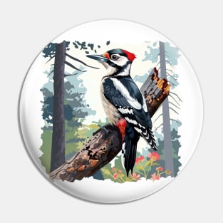 Woodpecker Pin