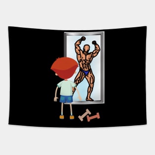 Kid With A Dream Tapestry